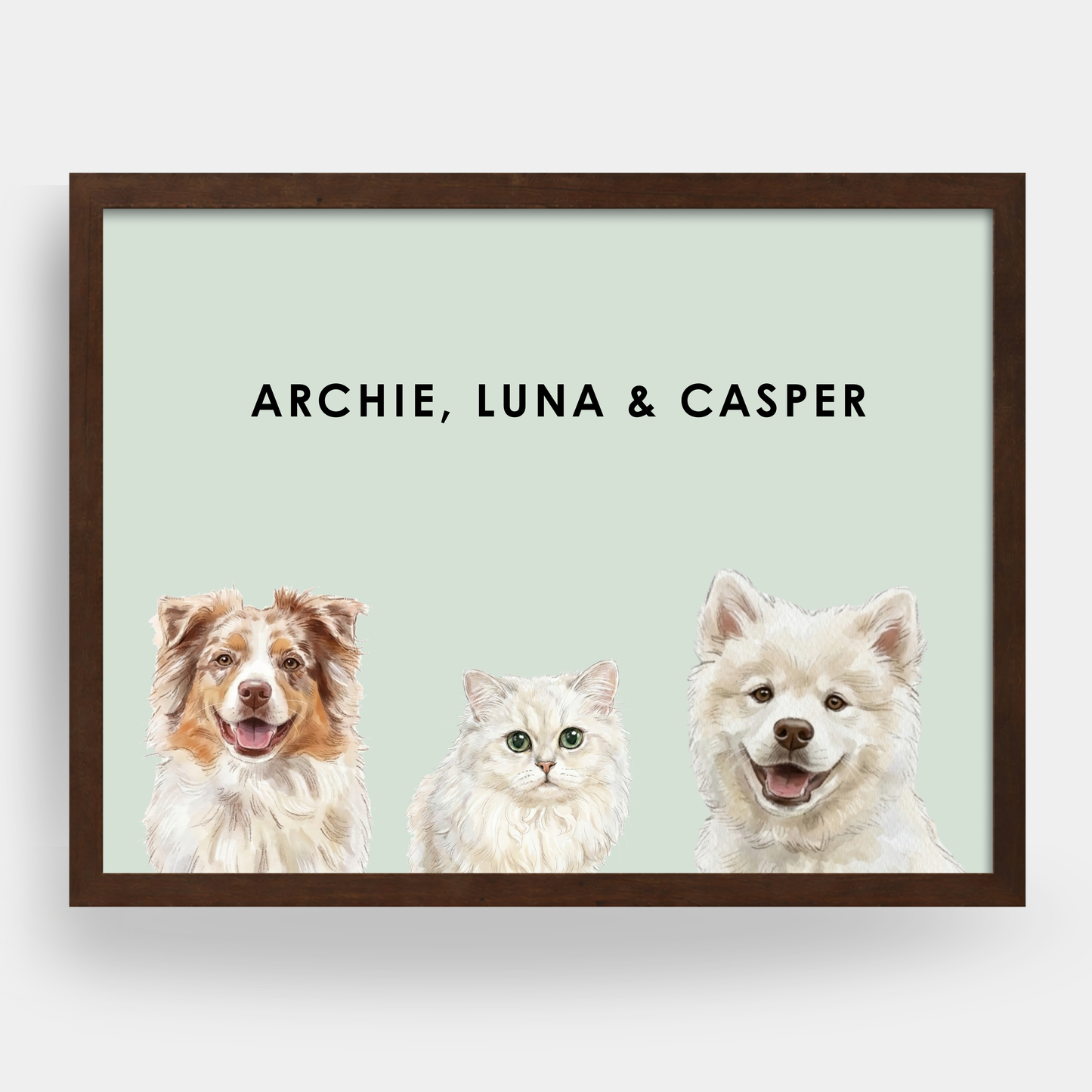 Watercolor 3 Pet Portrait