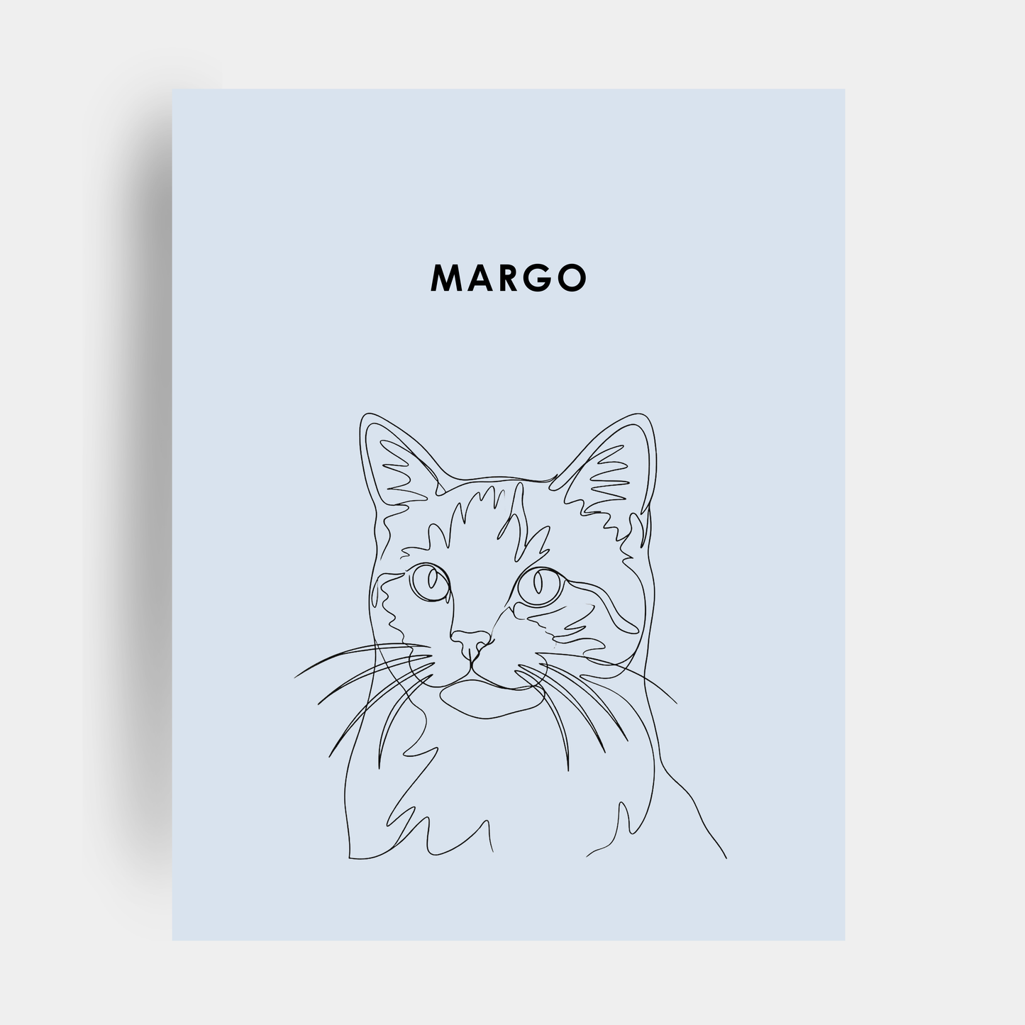 Line Art 1 Pet Portrait