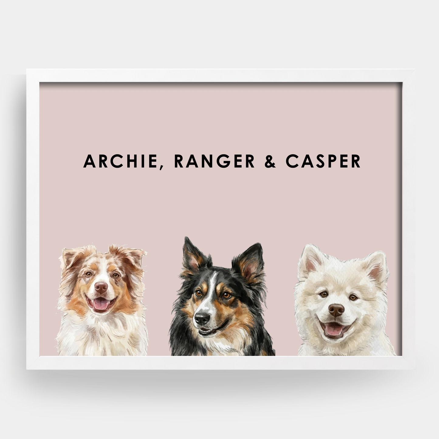 Watercolor 3 Pet Portrait