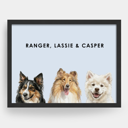 Watercolor 3 Pet Portrait