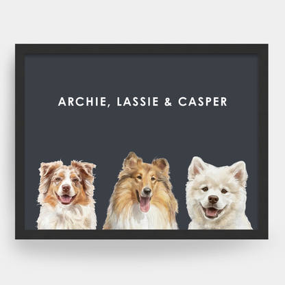 Watercolor 3 Pet Portrait