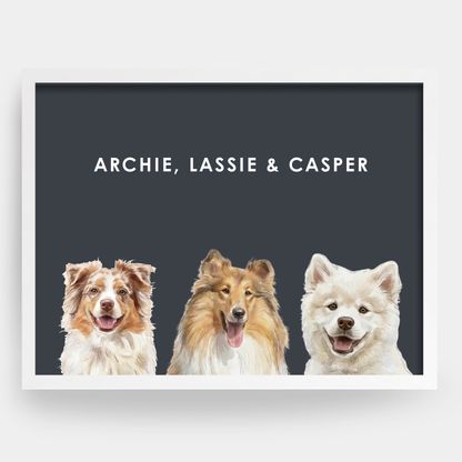 Watercolor 3 Pet Portrait