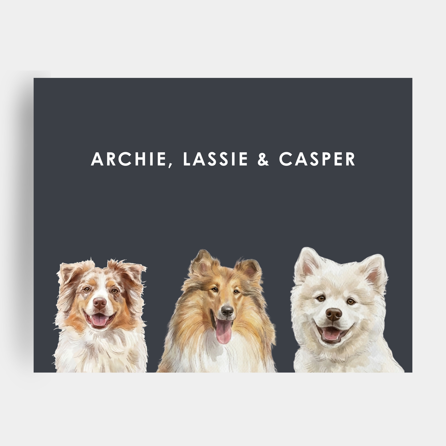 Watercolor 3 Pet Portrait