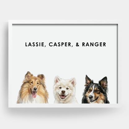 Watercolor 3 Pet Portrait