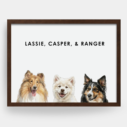 Watercolor 3 Pet Portrait