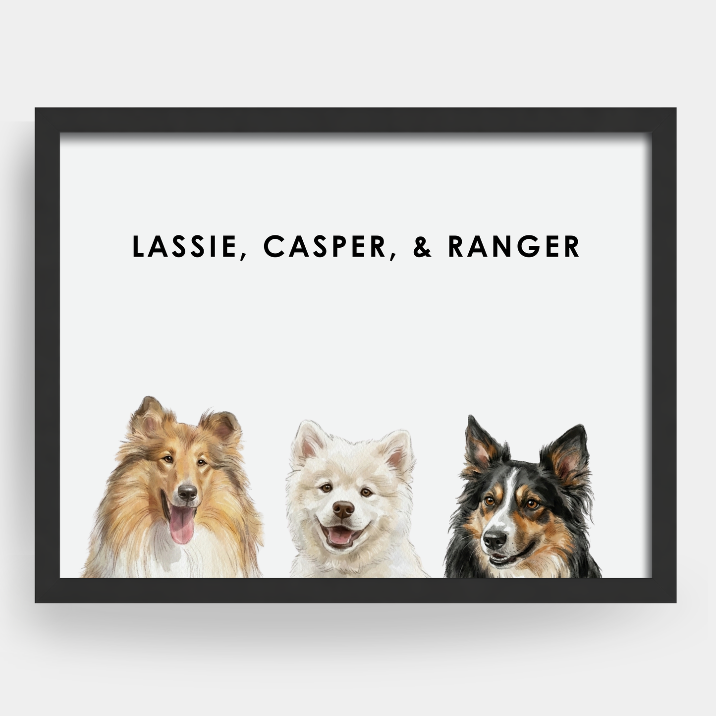 Watercolor 3 Pet Portrait