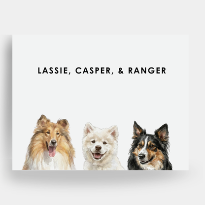 Watercolor 3 Pet Portrait