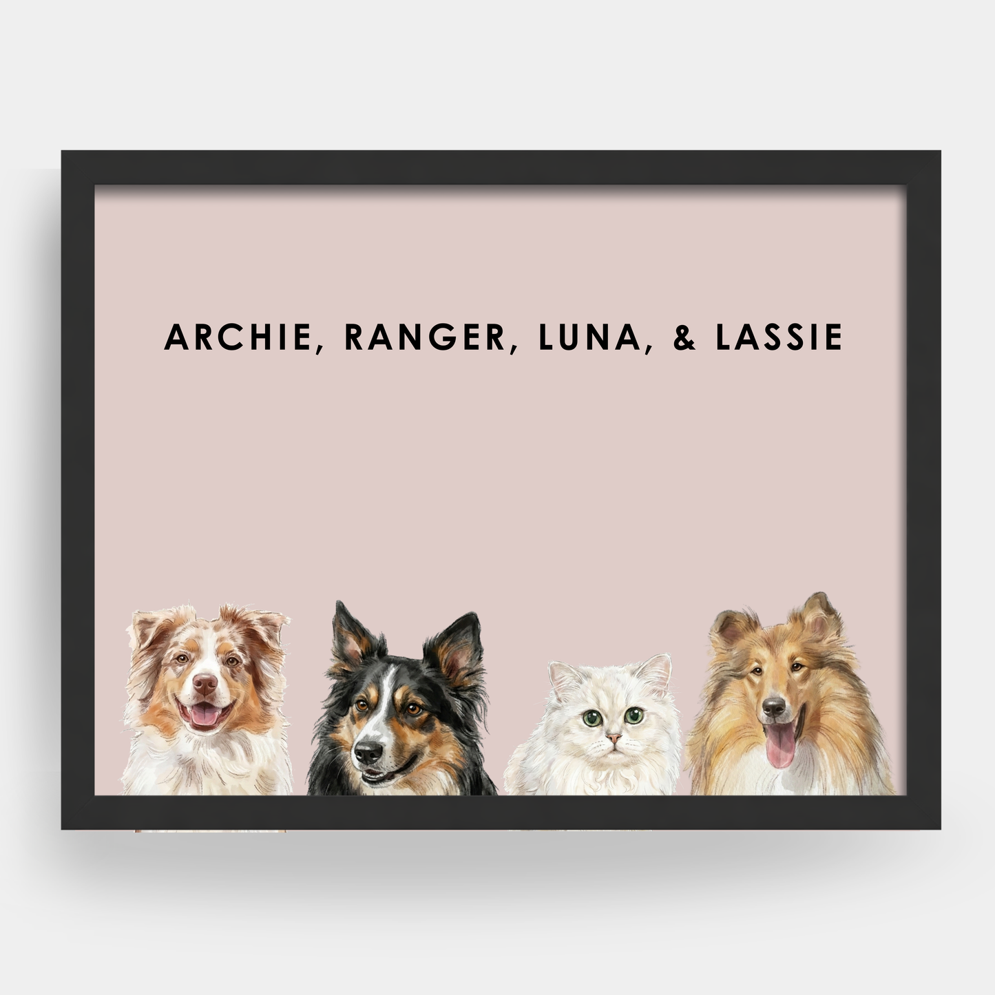 Watercolor 4 Pet Portrait