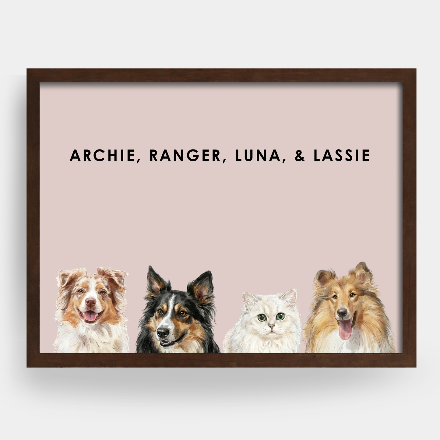 Watercolor 4 Pet Portrait