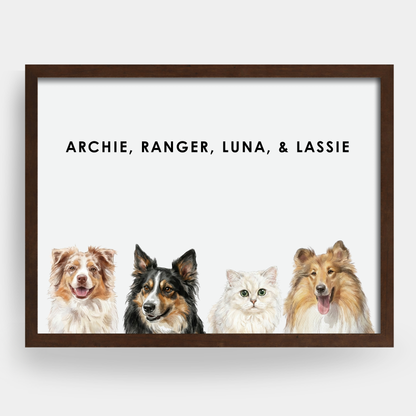 Watercolor 4 Pet Portrait