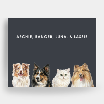 Watercolor 4 Pet Portrait