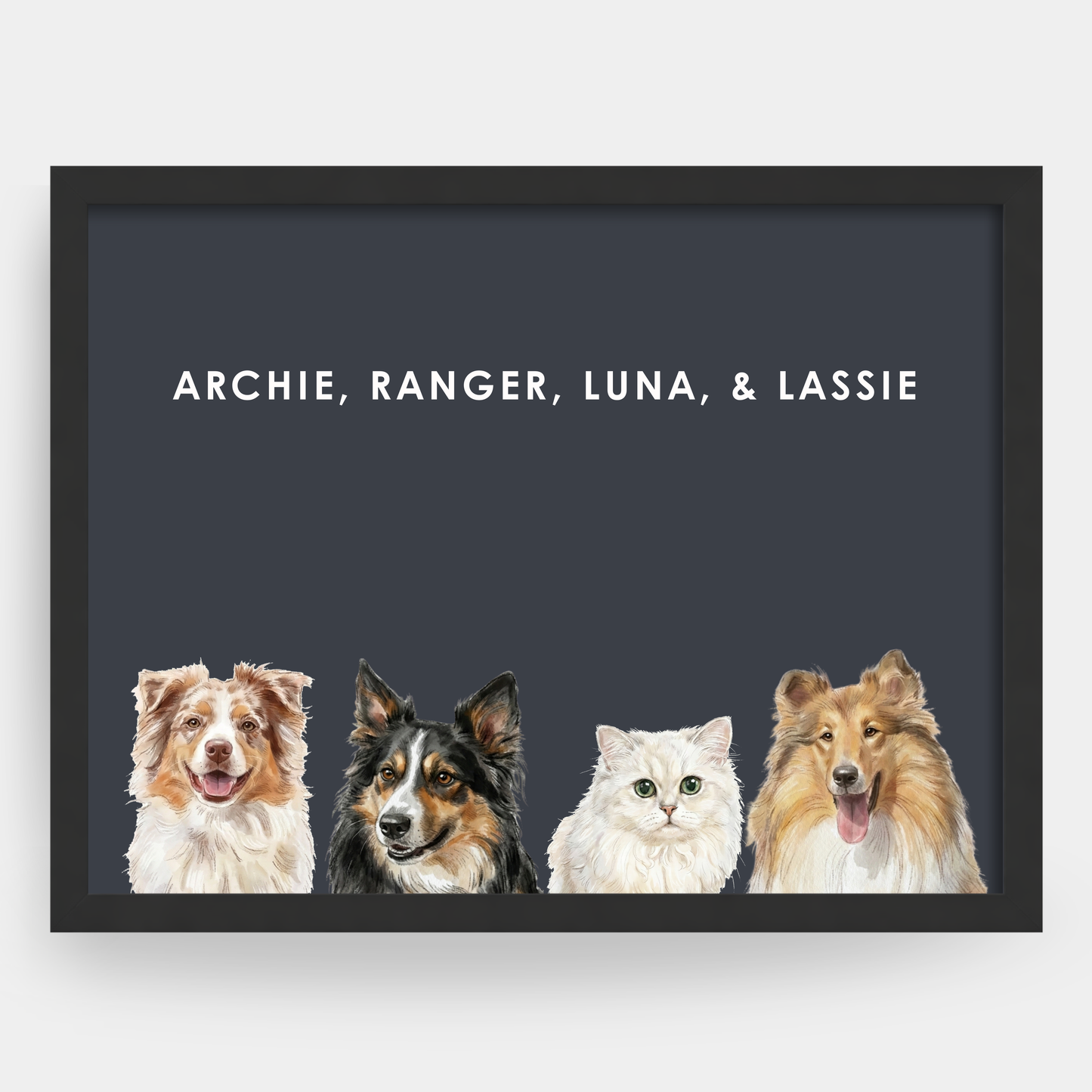 Watercolor 4 Pet Portrait