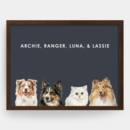 Watercolor 4 Pet Portrait