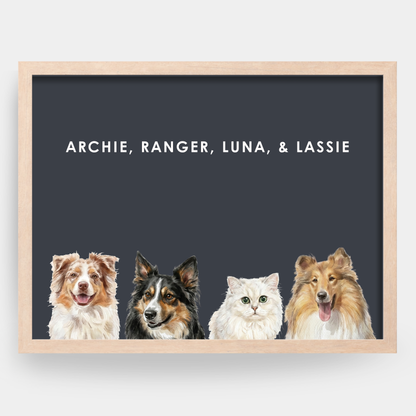 Watercolor 4 Pet Portrait