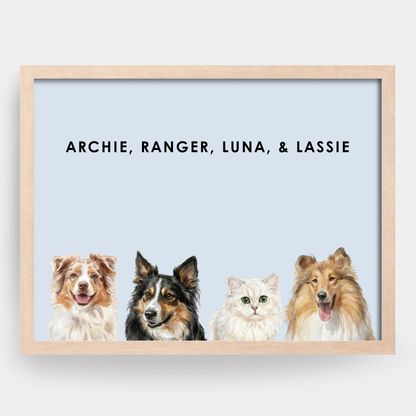 Watercolor 4 Pet Portrait