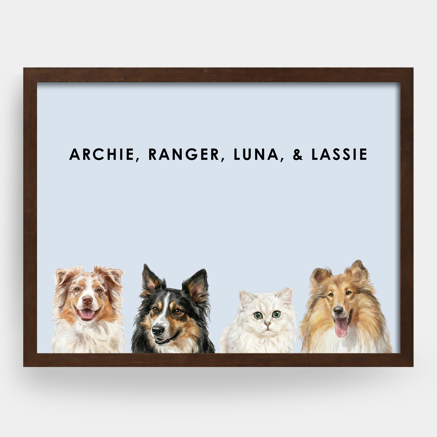 Watercolor 4 Pet Portrait