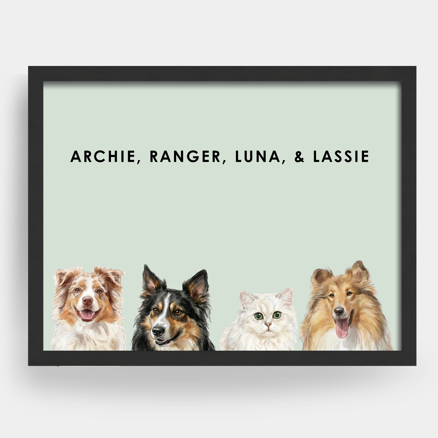 Watercolor 4 Pet Portrait