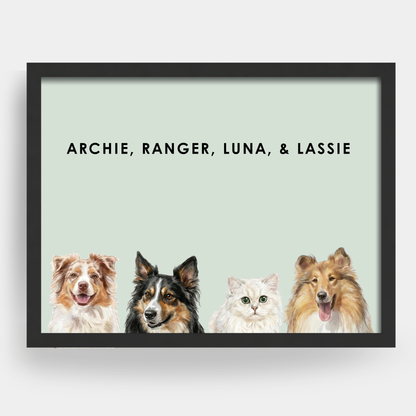 Watercolor 4 Pet Portrait