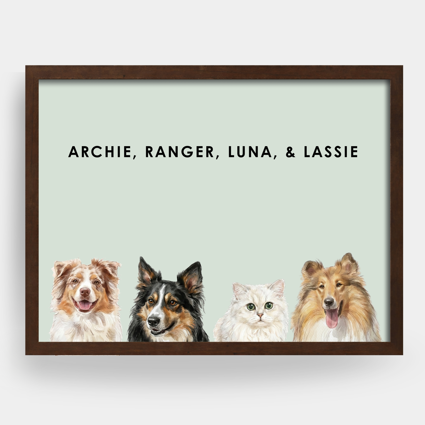 Watercolor 4 Pet Portrait