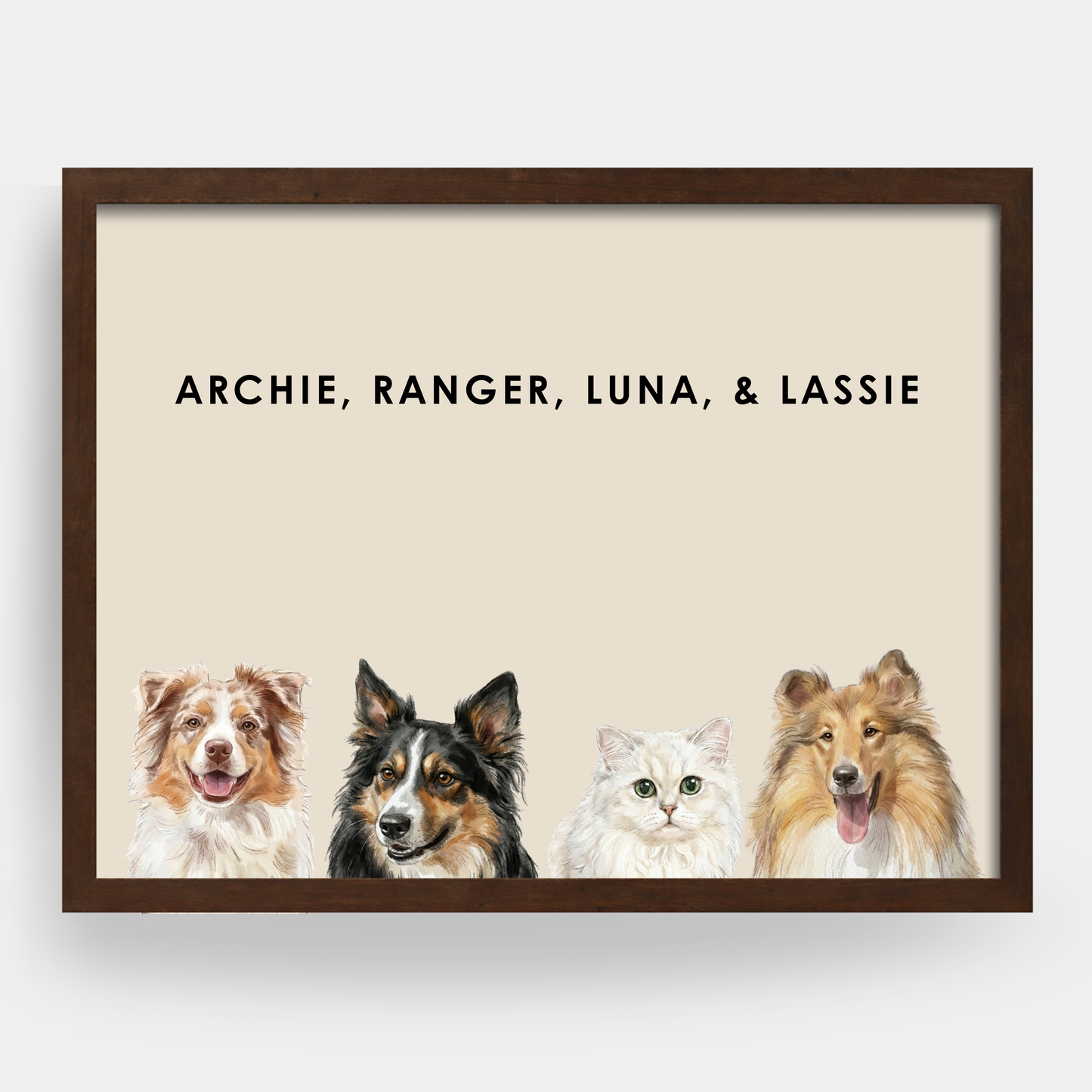 Watercolor 4 Pet Portrait