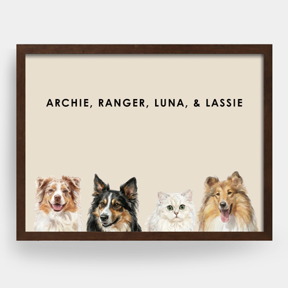 Watercolor 4 Pet Portrait