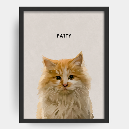 Modern 1 Pet Portrait