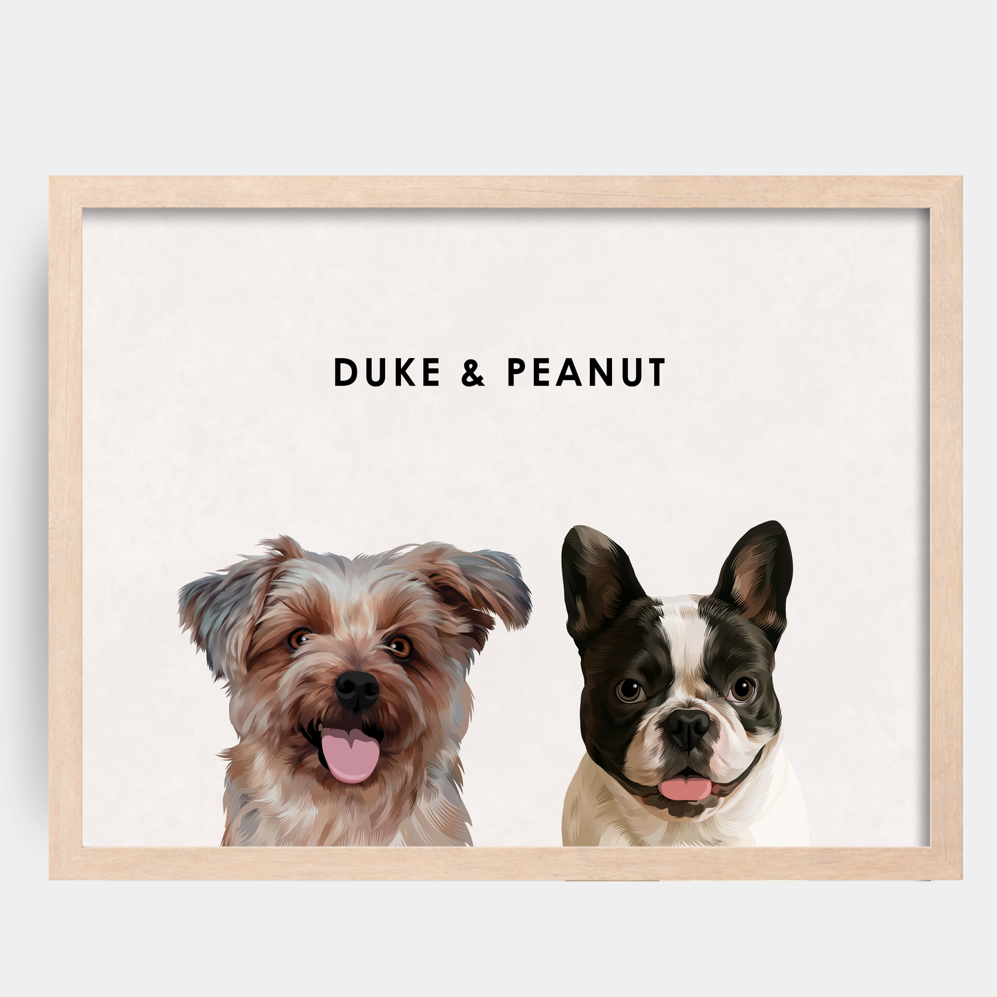 Modern 2 Pet Portrait