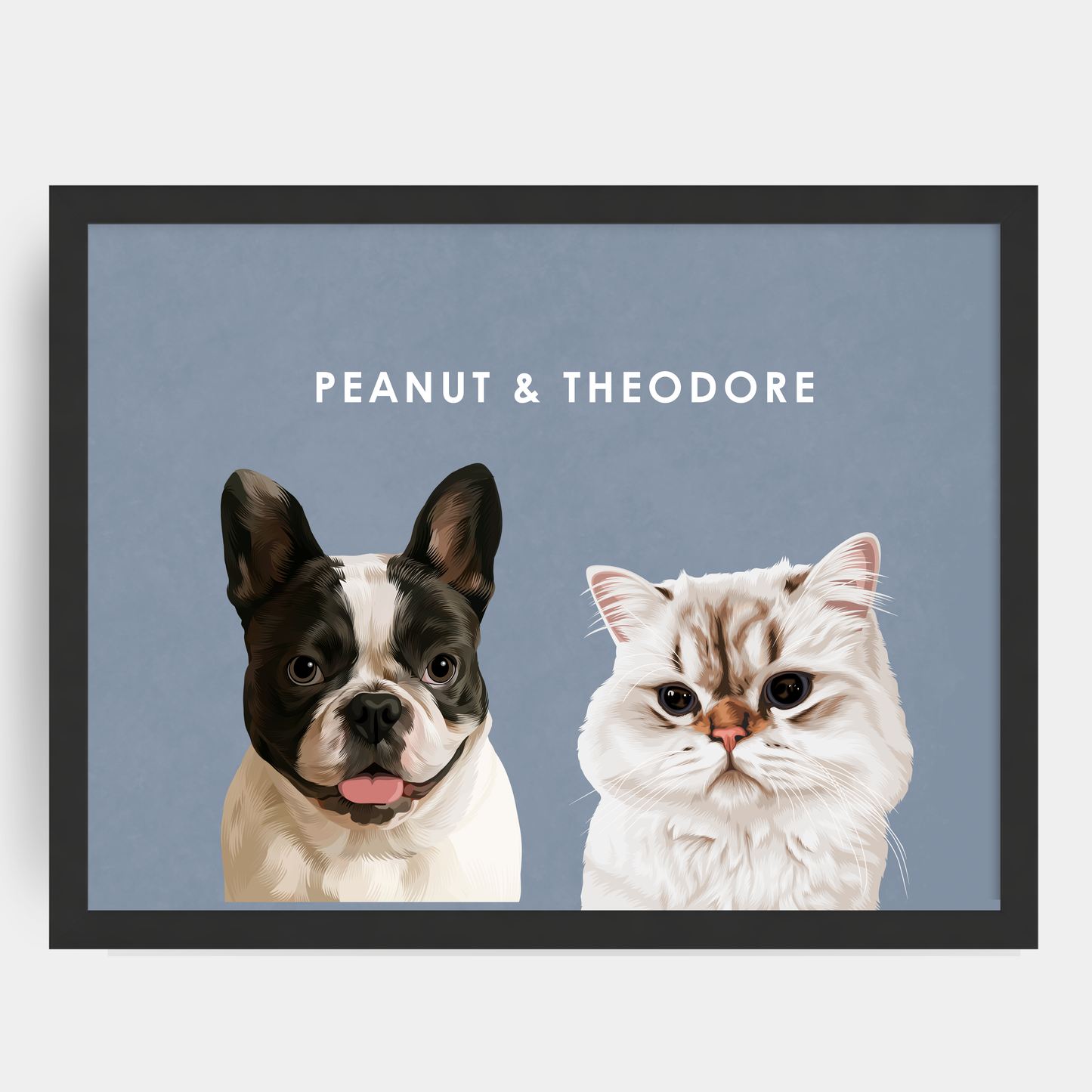 Modern 2 Pet Portrait
