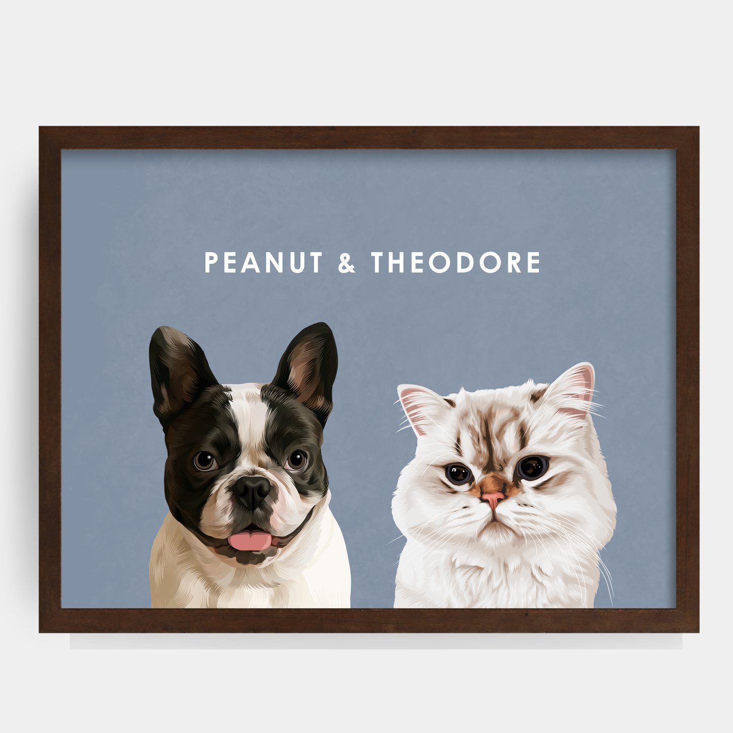 Modern 2 Pet Portrait