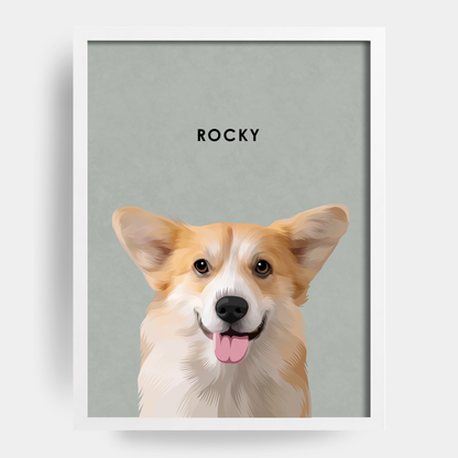 Modern 1 Pet Portrait