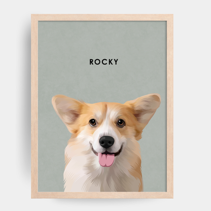 Modern 1 Pet Portrait