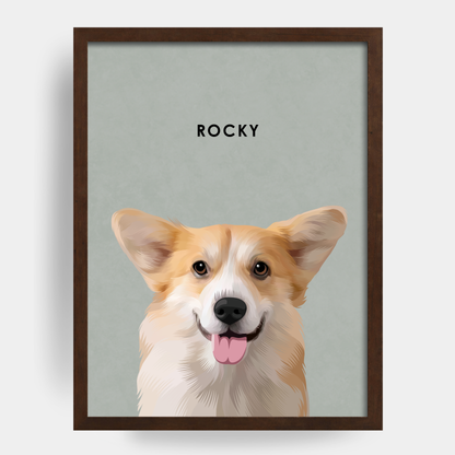 Modern 1 Pet Portrait