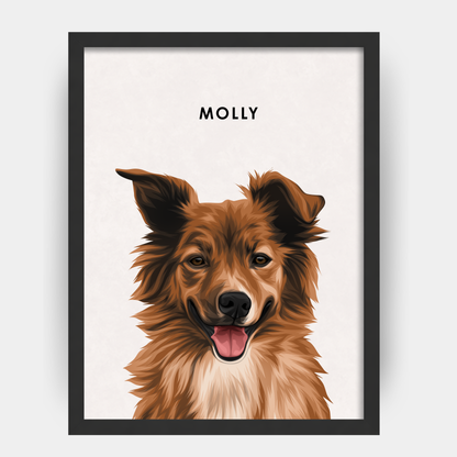 Modern 1 Pet Portrait