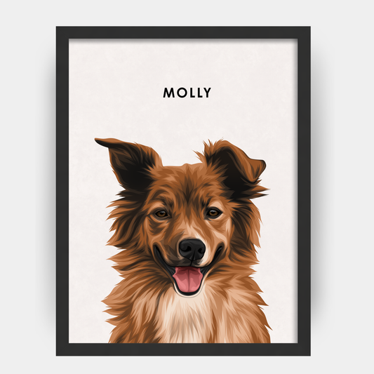 Modern 1 Pet Portrait