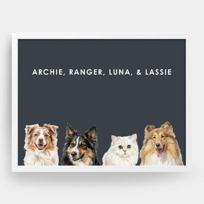 Watercolor 4 Pet Portrait