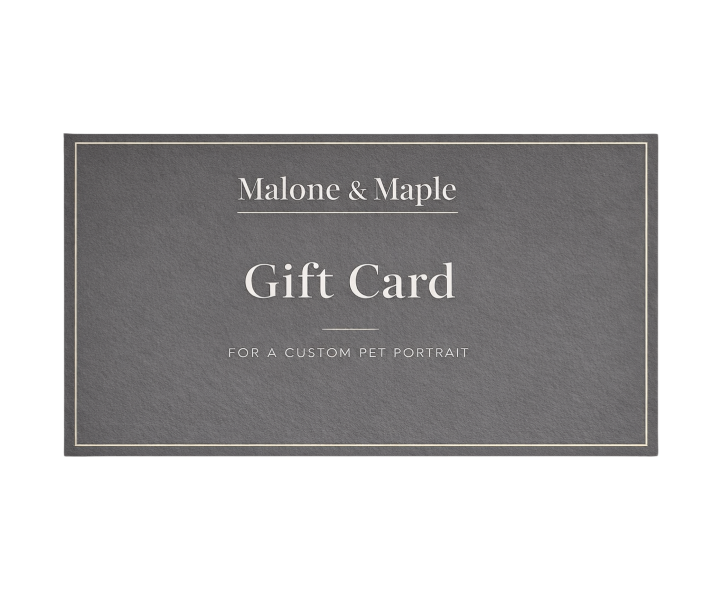 Malone and Maple Gift Card